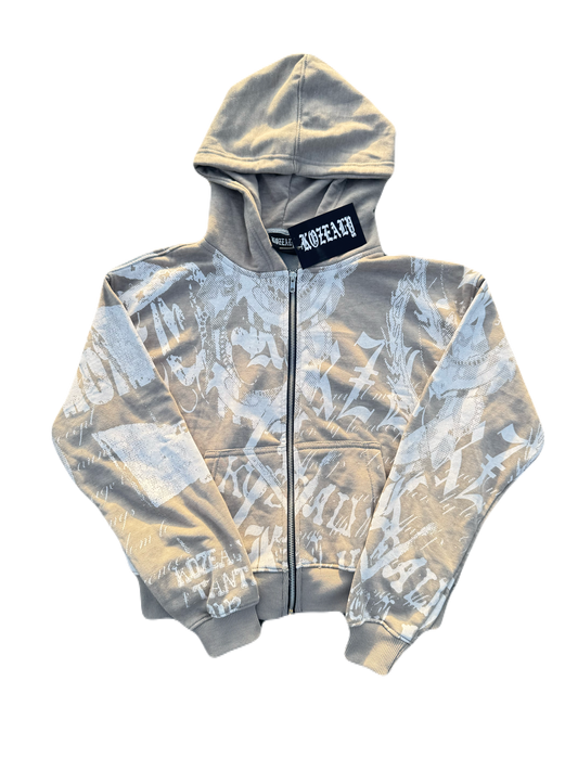 Signature Graffiti Zip-Up Hoodie